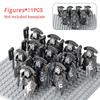 Аксессуары MOC Броня Щит Оружие Игрушки для самостоятельной сборки Средневековый Гном Воин Эльфы Рыцари lotr Фигурки Строительные Блоки Для ребенка подарок