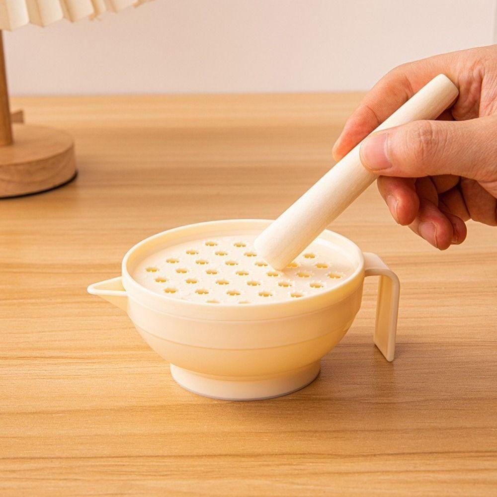7Pcs Citrus Juicer Food Grinding Bowl Set Stackable Vegetables Grater Food Masher Maker Fruit
