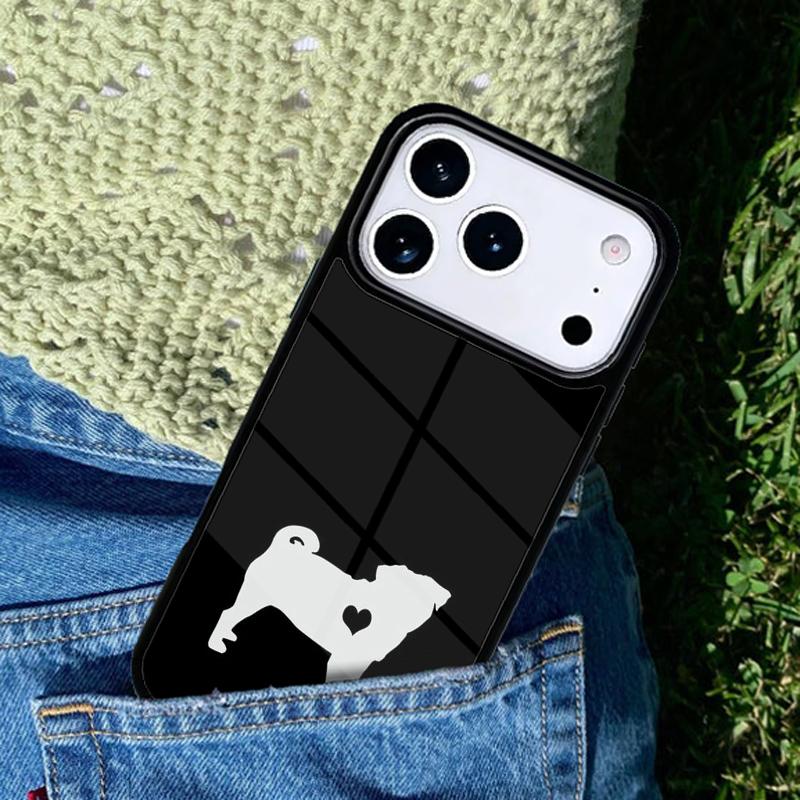 Funny Cartoon Pug phone case cover Compatible with for IPhone 17air 16e 15 14 13 12 11Pro Max 17 Air