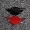 14.5x6.5cm Metal Car Front Cover Badge Sticker Rear Emblem for MINI Countryman Clubman JCW F55 F56 R55 R56 R60 F60 Logo