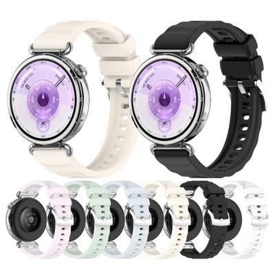 Силиконовый ремешок для часов, сменный, совместимый с Huawei Watch GT 6 41 мм, регулируемый, водонепроницаемый, дышащий, для женщин и мужчин, спортивный ремешок для смарт-часов