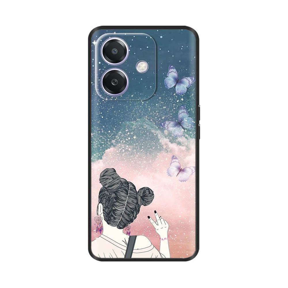 Чехол для Oppo A3X Чехол для Oppo A3 Милый чехол Силиконовый Мягкий Матовый Чехол для телефона Для Oppo A3x CPH2681 OppoA3 Задняя крышка Coque Fundas Capa