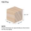 uxcell Wood Blocks for Crafts 2cm Unfinished Wooden Cubes Pine Wood Square Blocks for DIY Craft Projects 150 Pieces