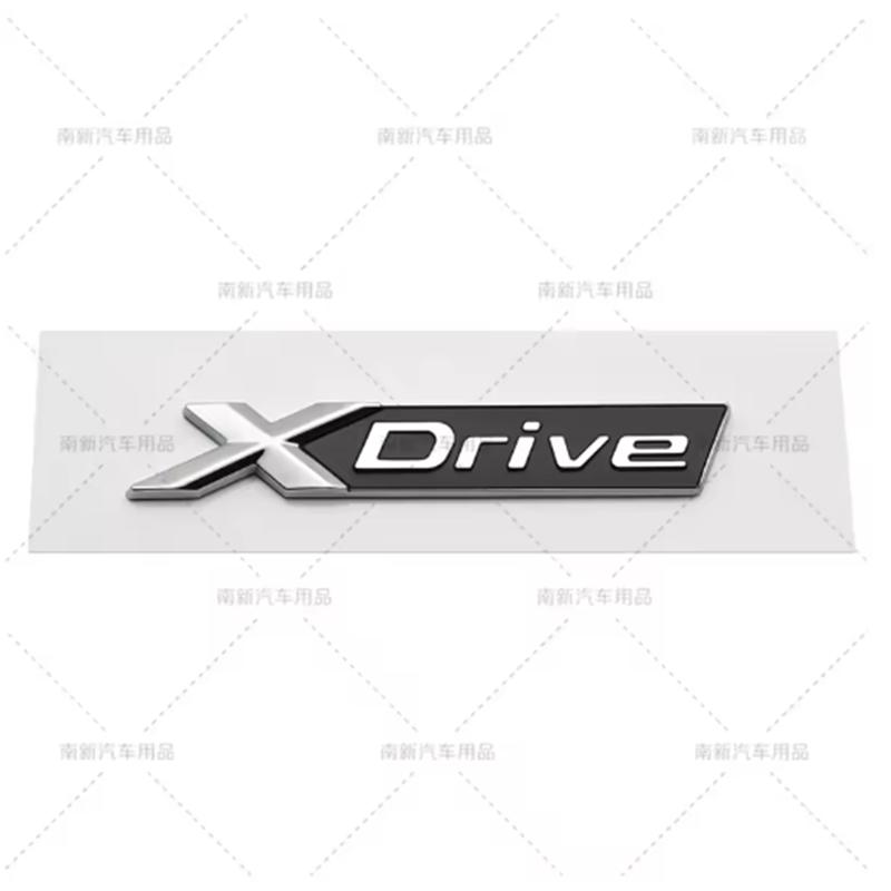 ABS Car XDrive SDrive Logo Emblem Badge Rear Boot Trunk Sticker Side Fender Decals For BMW 3 4 5 6 7 Series X1 X3 X5 X6 M3 yi2