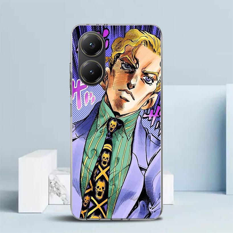 Чехол для телефона JoJo Кира Йошикаге Killer Queen для Xiaomi Poco F7 Ultra X5 X6 X7 Pro M7 Redmi 15C 15 13C 13 12C 12 10C 10 10A 9 9C