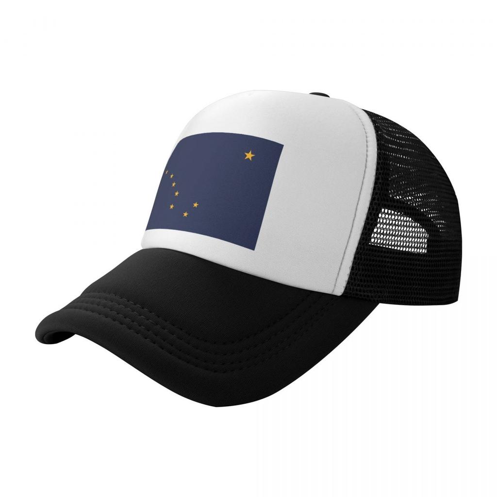 Flag Of Alaska Unisex Cap Casual Plain Baseball Cap Adjustable Snapback Trucker Hats For Women Unisex