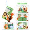 Baby Baby Sea, Land And Air Tail Cloth Book, Ocean Forest Flying Animal Palm Book Early Education Toy With Ringing Paper
