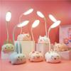 USB Folding LED Desk Lamp - Cartoon Animal Eye Protection Night Light for Kids, Study, Bedside, and Christmas Gift