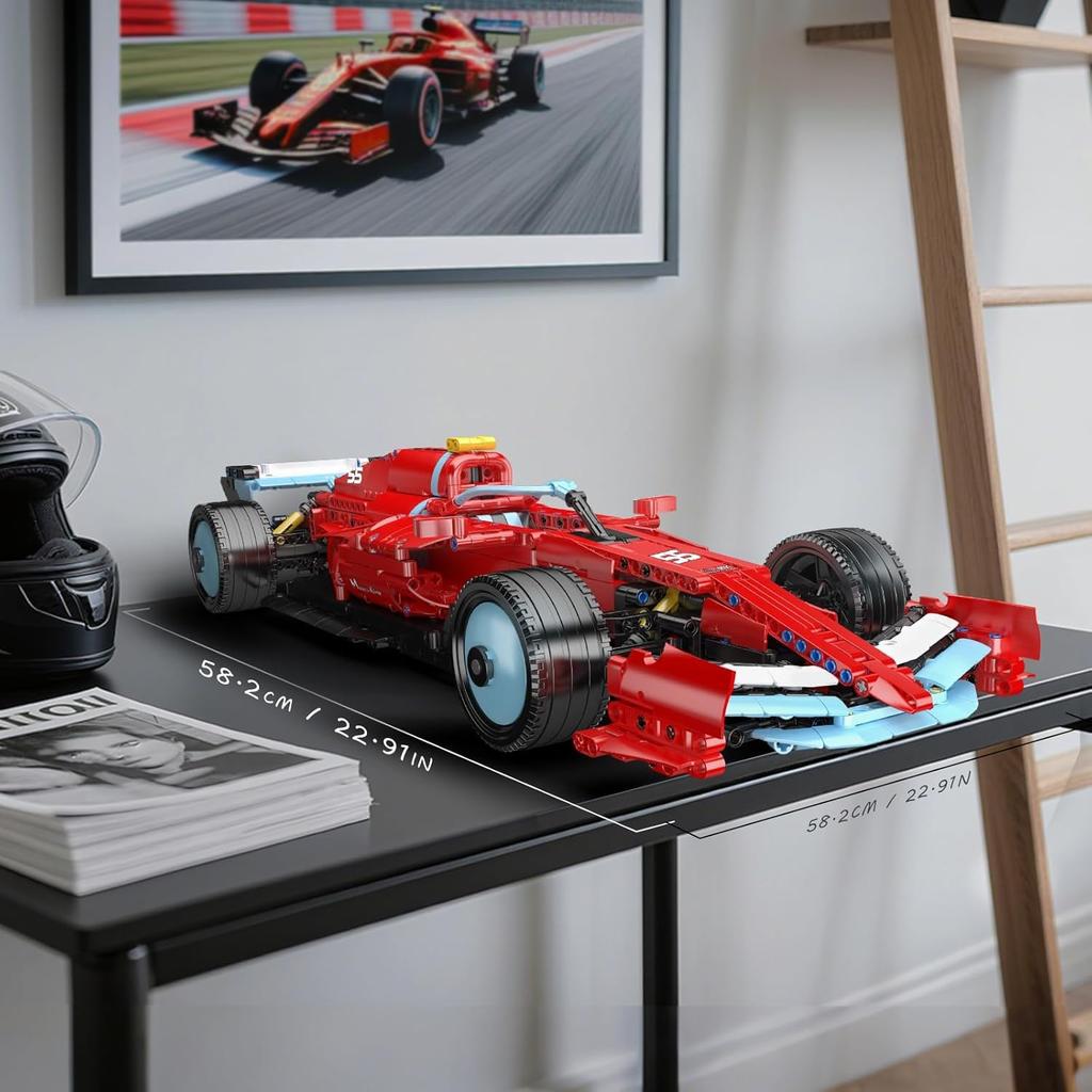 Mould King 13209 Technic Static Model Sports Car Building Blocks | Adult MOC Model Car (Over 1401 Pieces) Perfect for Collection or Gifting