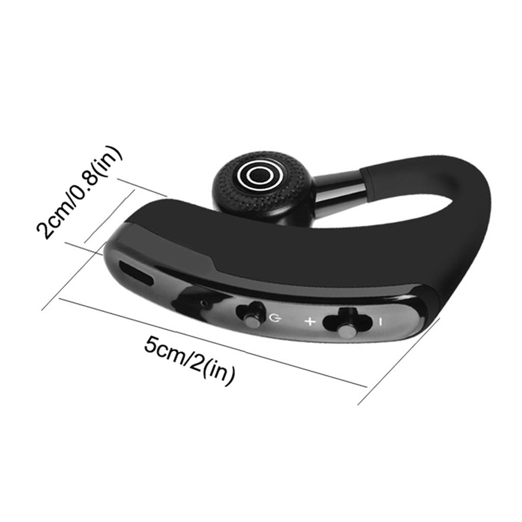 V9 Single Ear BT4.1 Headset 270 Degrees Rotation BT Remote Control Camera Handsfree Calls Voice