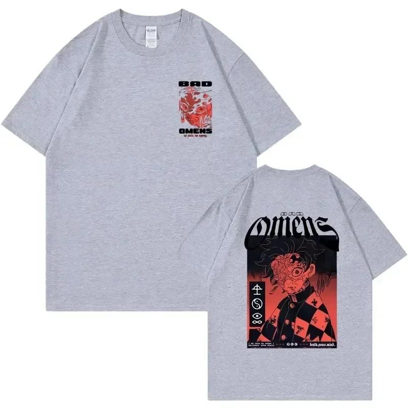 Bad Omens Band Music Tour 2024 Футболки с графическим принтом Concrete Jungle Tour Мужская и женская футболка Harajuku Oversize Футболка Y2k Streetwear