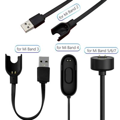 Магнитный USB-кабель для зарядки для Xiaomi Mi Band 2 3 4 5 6 7 Smart Сменный Портативный Кабель для Зарядки и Передачи Данных