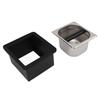 Coffee Grounds Square Detachable Stainless Steel Bucket Coffee Knock Box for Coffee Shop
