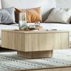 Coffee Table, Sonoma Oak 60x60x31.5 Cm Wood-based Material