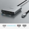 Адаптер USB C на два HDMI 4K 60 Гц Сплиттер 2 монитора Расширенный дисплей USB C Хаб Мульти док-станция для ноутбука Режим Alt Поддержка Thunderbolt 3 (DP