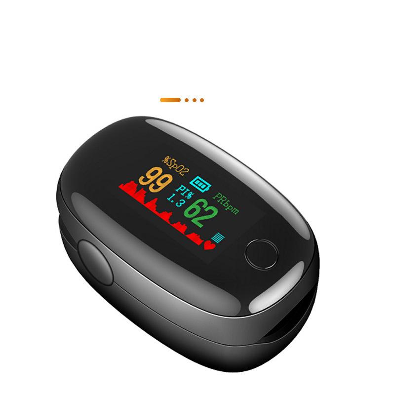 FDA CE Портативный пульсоксиметр Кислород в крови на палец Форма волны Значение Spo2 PI PR