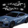 Наклейка-тотем Бабочка Любовь Цветок Личность Автогонки Боковая часть кузова Капот Декор Наклейка Виниловое покрытие Автоаксессуары для тюнинга