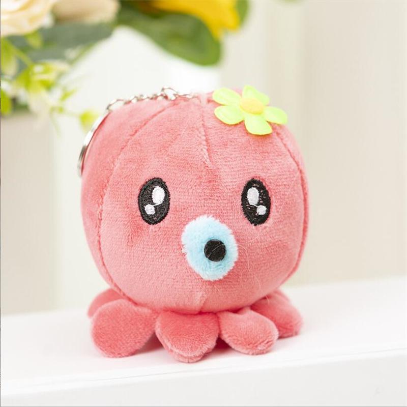 8 см милый осьминог плюшевая игрушка подвеска морское животное мягкая кукла маленький подарок для мальчиков и девочек