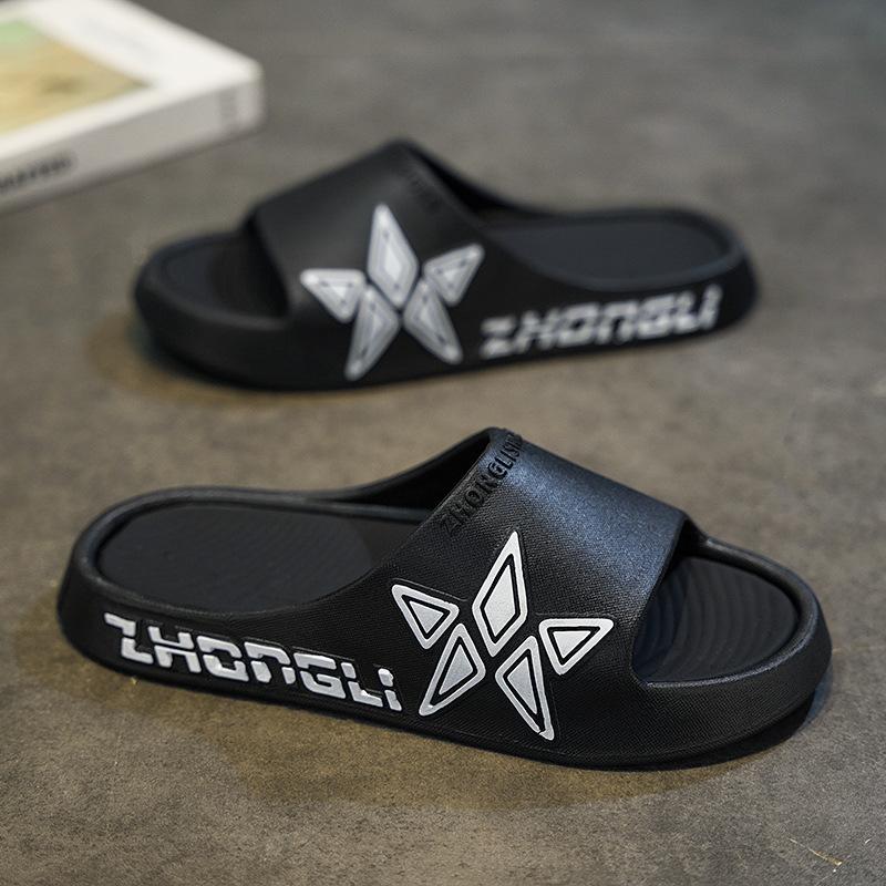 Тапочки студенческие мужские носят сандалии на толстой подошве летом мужские нескользящие и износостойкие для улицы, спорта, пляжа, для выхода