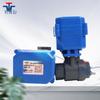 YMER UPVC Plastic Electric Anti-corrosion Ball Valve, Miniature Three-wire, Dual/Single Control, Compatible with 220V, 24V, 12V.