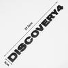 3D ABS Discovery 4 Letters Car Hood Trunk Emblem Badge Sticker For Land Rover Discovery 3 5 Sport Auto Styling Accessories Decal XS4