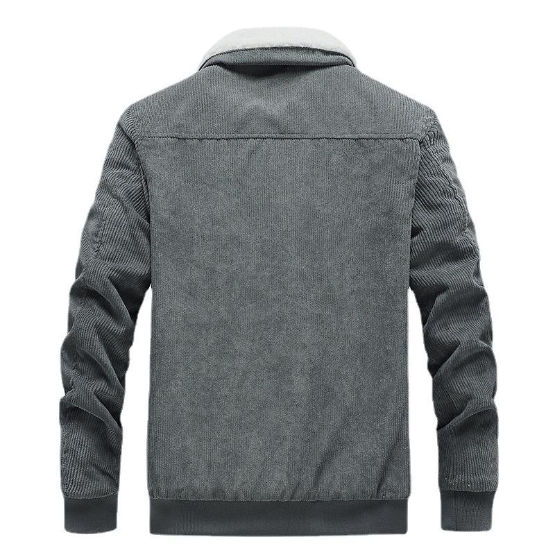 Мужская вельветовая куртка весна-осень с подкладкой, утепленная, утепленная, зимняя мужская куртка Daddy