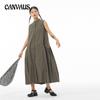 Summer Dress Temperament Original Cotton Linen Sleeveless Dress Plus Size Women's Loose Dress