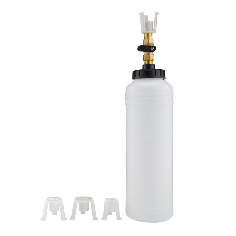 1L 0.75L Dual Oil Pot Brake Oil Replacement Tool Oil Pot Automotive Brake Fluid Injector Pneumatic Brake Oil Replacement Machine