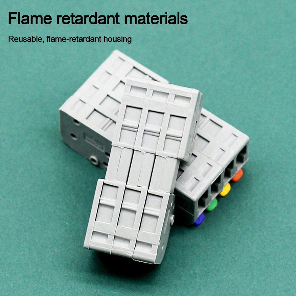 Компактная клеммная колодка быстрого доступа Мини-клеммные колодки Push-in Электрический соединитель проводов