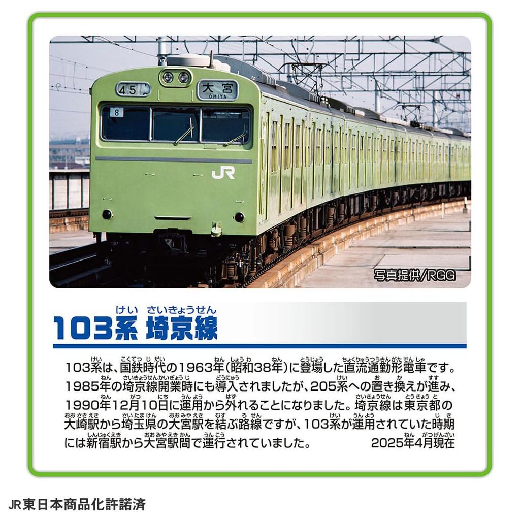 TAKARA TOMY Игрушечный поезд Plarail Серии 103 Линии Saikyo для детей от 3 лет