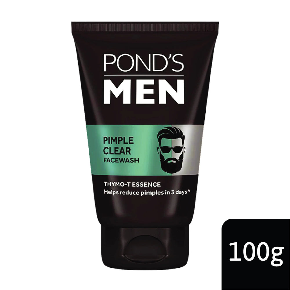 POND'S Мужская пенка для умывания для проблемной кожи 100 г | Средство для глубокого очищения с салициловой кислотой и тимолом Т для контроля акне