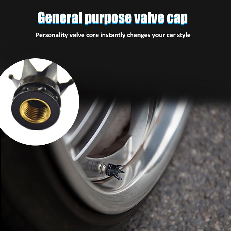 4 шт./компл. колпачки для воздушных клапанов автомобильных шин в форме короны, пылезащитные колпачки для воздушных клапанов автомобильных колес, пылезащитные колпачки для автомобилей, грузовиков, мотоциклов, велосипедов