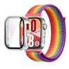Нейлоновый ремешок + ПК-корпус для Huawei Watch Fit 3/4/4 Pro Защитный чехол от падения + Удобный дышащий браслет Ремешок Correa