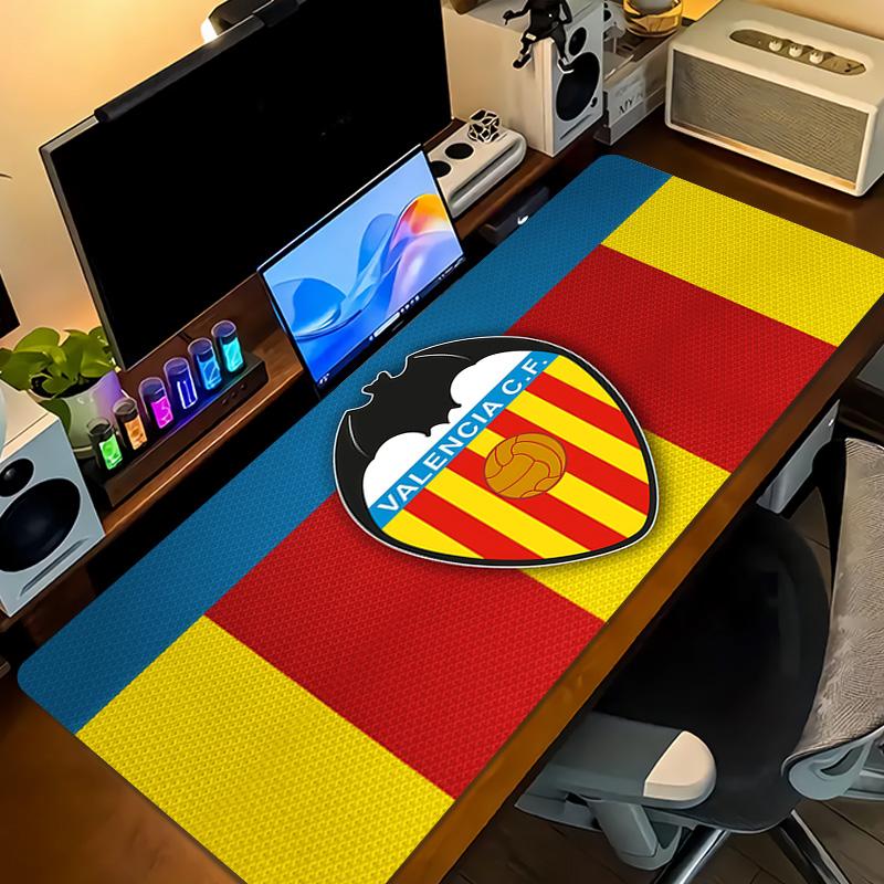 Valencia Club de Fútbol Print Cushion Non-slip Laptop Tablet Big Mousepad XXL Mat Mini PC Playmat With Lock edge