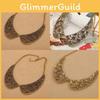 Carved Alloy Hollow Out Fashionable Temperament Collar Necklace Accessory