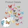 24Pcs Butterfly Wall Decors Party Decorations Decorative Premium PVC Durability Home Decor 3D