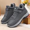 Cotton Shoes Winter Velvet Thickened Snow Boots Couple Large Size Walking Cotton Boots Velcro Convenient Shoes