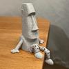 3D-печатная статуя Моаи с острова Пасхи, Моаи-украшение с подвижными суставами, Коллекционная фигурка, Декор для дома и рабочего стола, Подарок на вечеринку