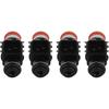 4Pcs Powerful Performance 842-12282 FJ338 Fuel Injectors Compatible for 2001-2005 for Civic 2door Coupe 1.7L 2001-2005 for Civic 4door Sedan 1.7L,
