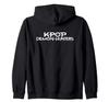 KPop Demon Hunters White Logo Zip Hoodie