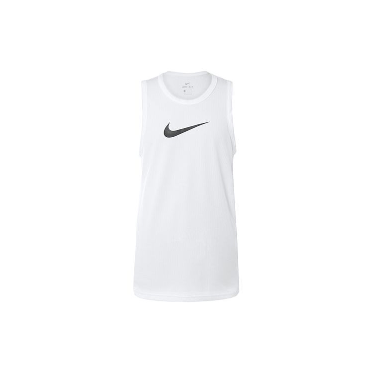 Nike Баскетбольная майка с круглым вырезом и длинным рукавом Dri-Fit Series, мужская белая BV9388-100