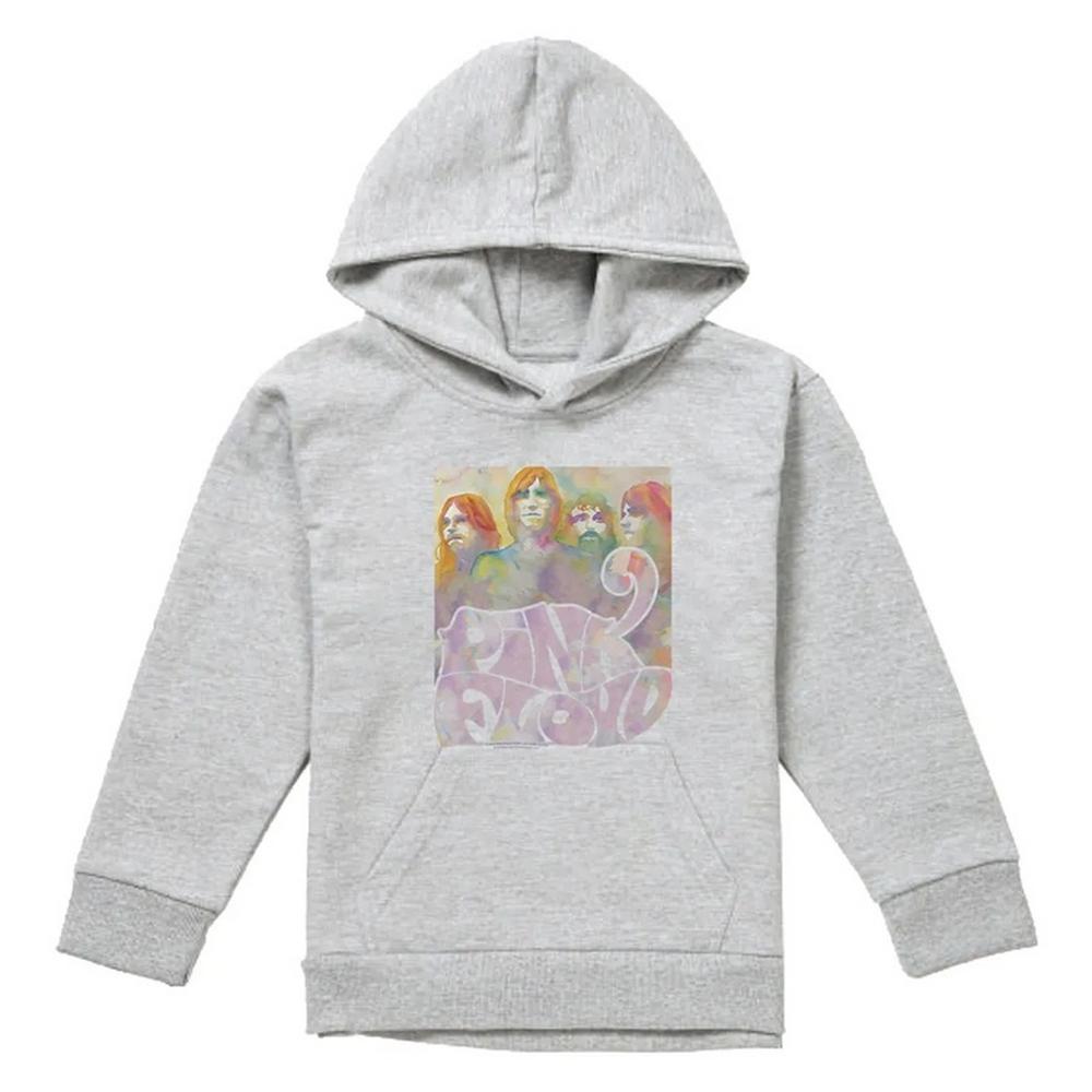 Pink Floyd Childrens/Kids Water Color Band Heather Hoodie