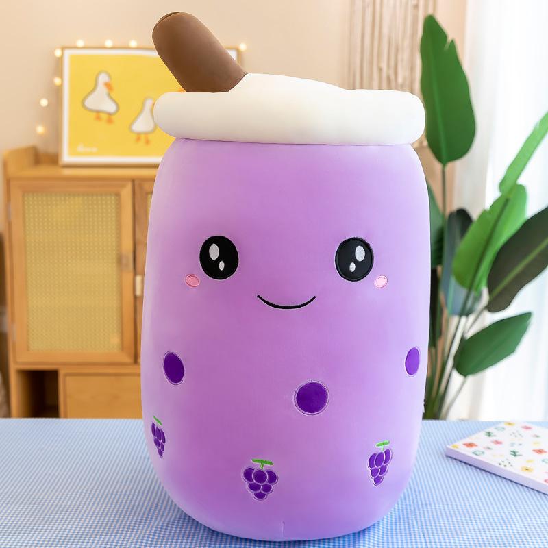 24 см Подушка для чая с молоком Kawaii Мягкая плюшевая игрушка Boba Tea Plushie Игрушка для детей Игрушки Подарки на день рождения