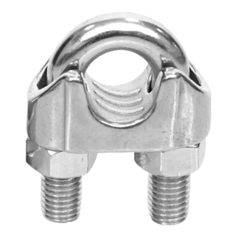 M6 Stainless Steel U-Shaped Wire Rope Clamp Kit