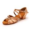 30-41Size Latin Dance Shoes Girls Child Women Salsa Tango Ballroom Dance Shoes Soft Bottom Heeled 3.5CM