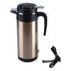 1000mL 12V Portable In Car Stainless Steel Electric Heating Cup Boiling Water Bettle Travel Use