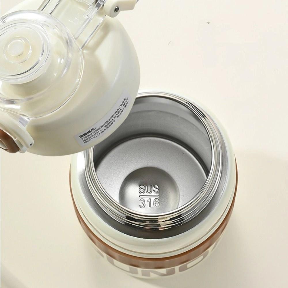 Portable 760ML Thermos Tumbler Stainless Steel Leak Proof Thermal Cup Large Capacity Sports Water Cup Student