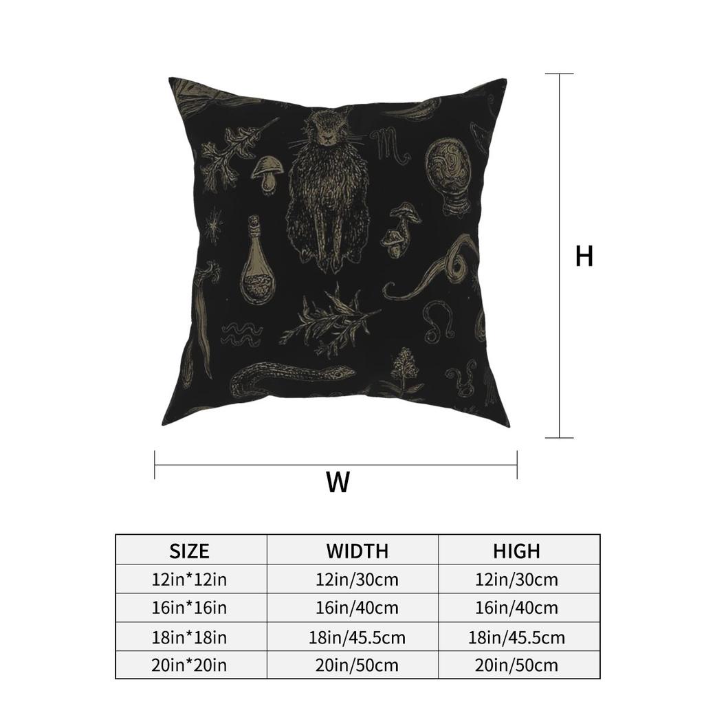 Просто ведьминские штучки Наволочка с кроликом Домашняя декоративная Подушки-кролики Подушка для дивана Полиэстер Двусторонняя печать Уникальная