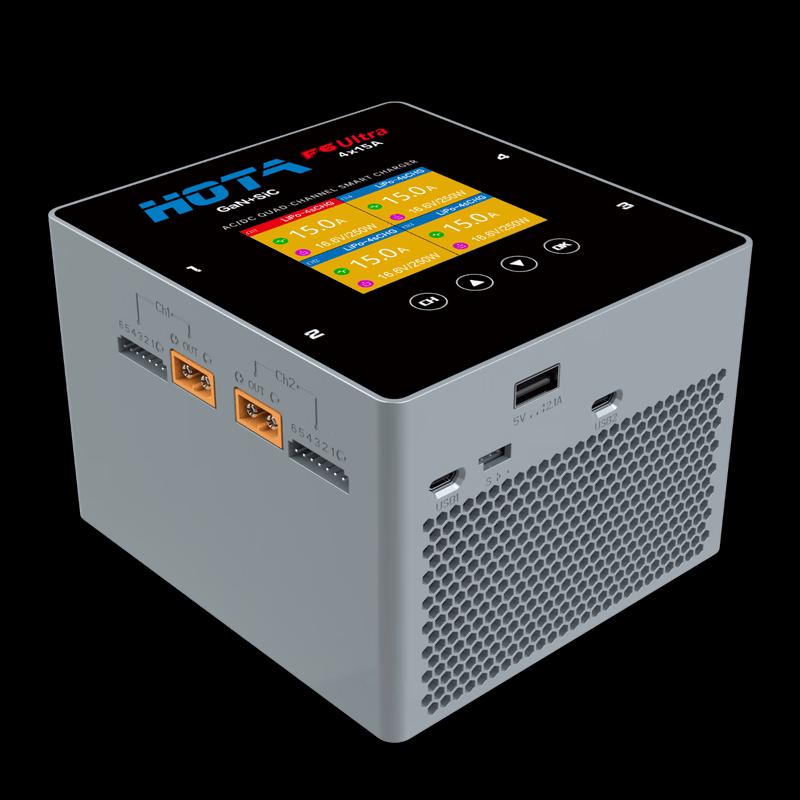 HOTAF6 Ultra AC/DC 1000W 4-Channel GaN Smart Balance Charger