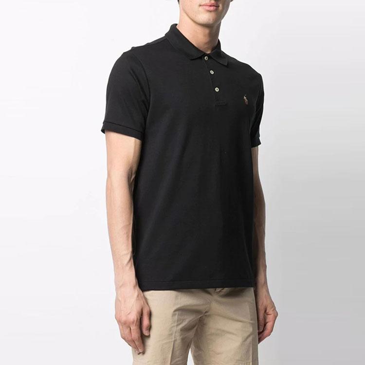 Polo Ralph Lauren Logo Embroidered Short Sleeved Polo Shirt 710713130-001